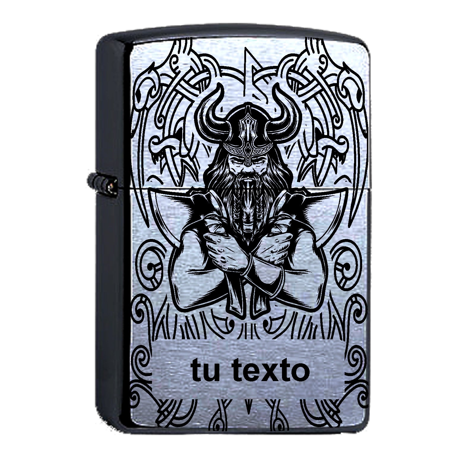 Zippo Vikingo personalizado tu nombre