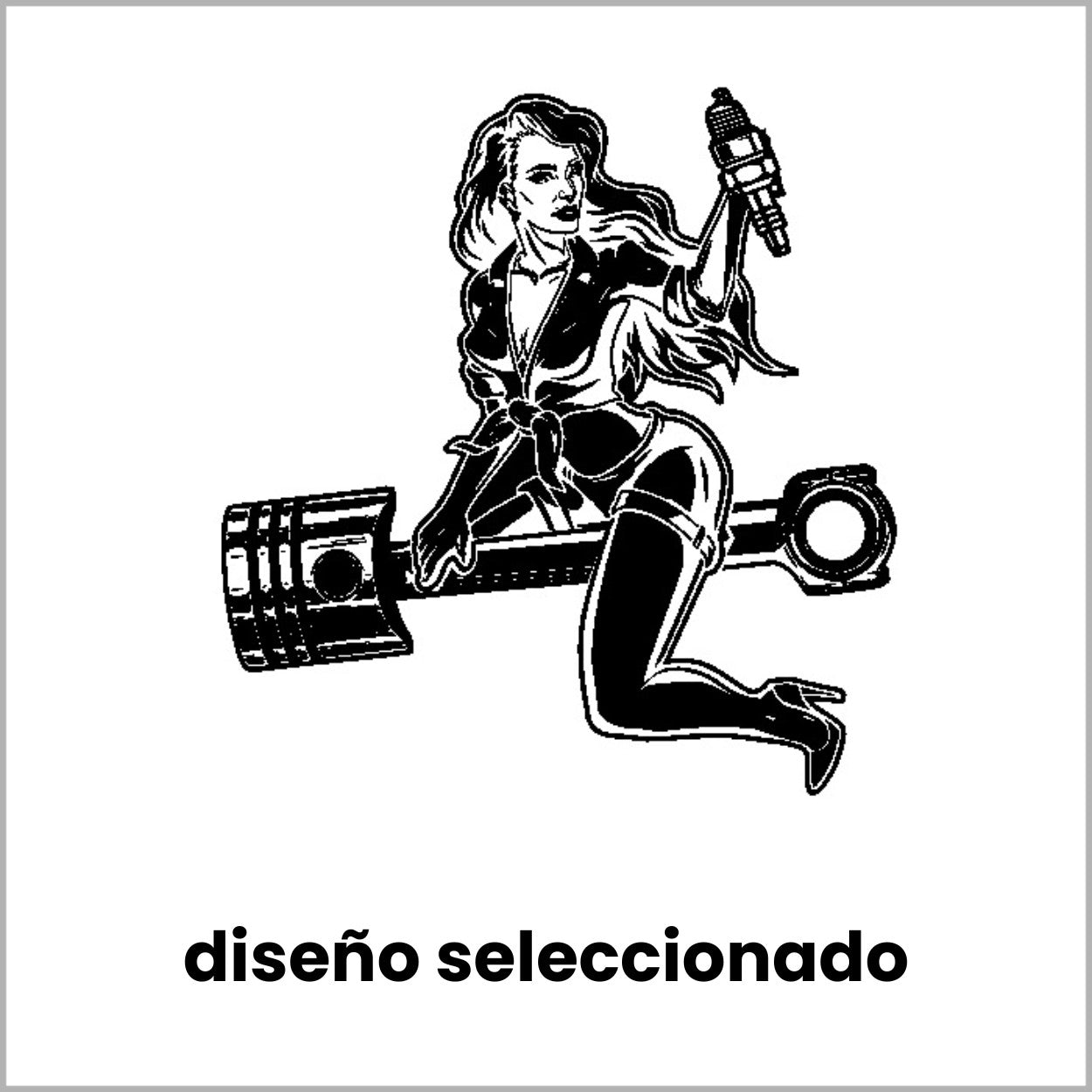diseño moto chica