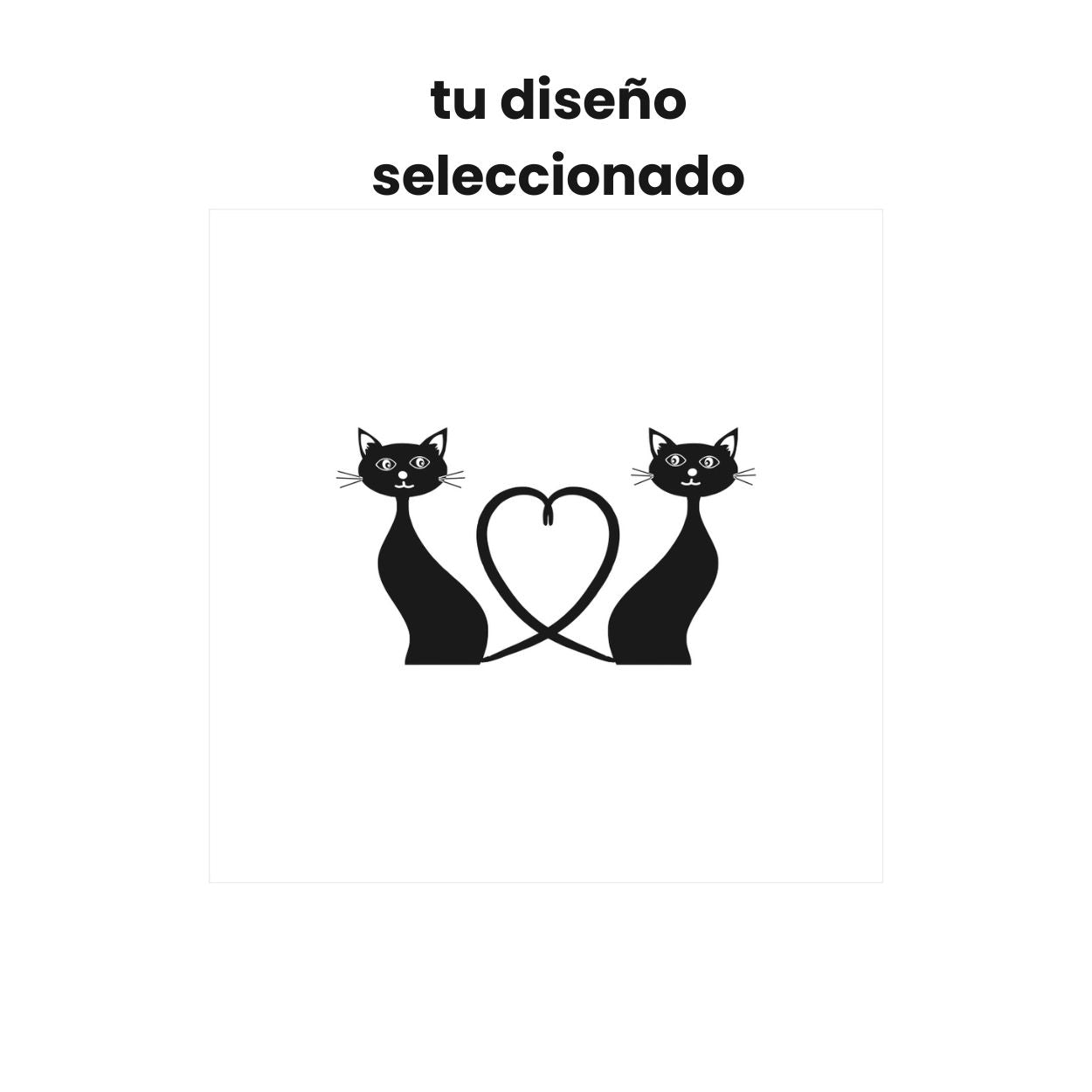 diseño cava boda gatos