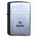 Zippo personalizado con tu texto