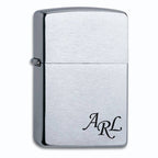 Zippo iniiales personalizado con letras