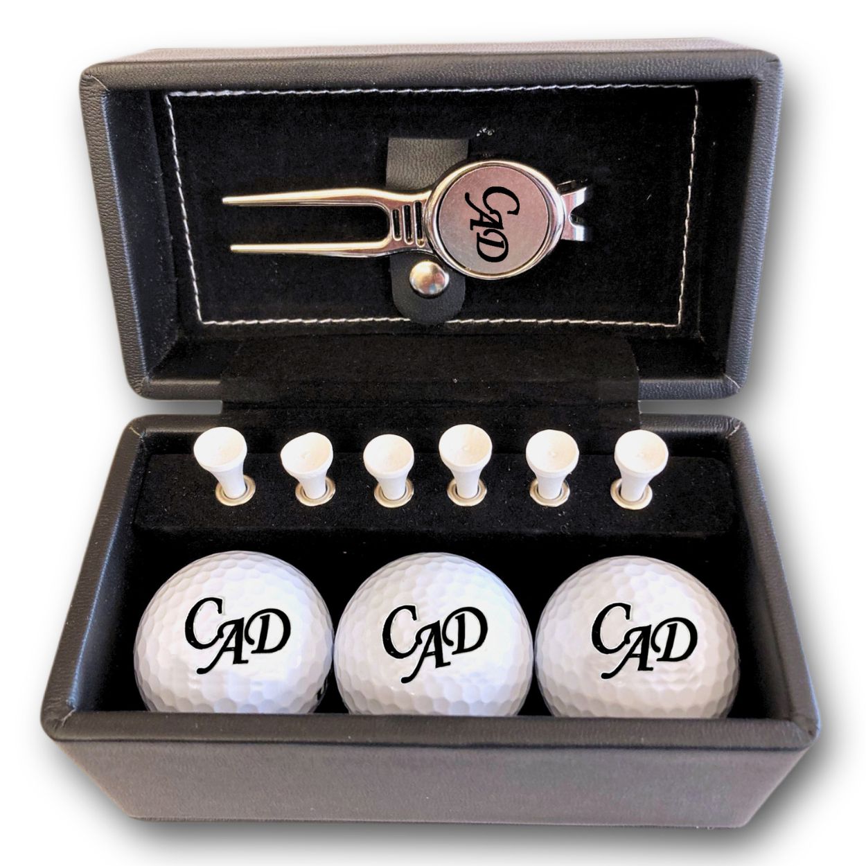 Set de regalo bola de golf personalizado