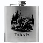Petaca personalizada diseño caza