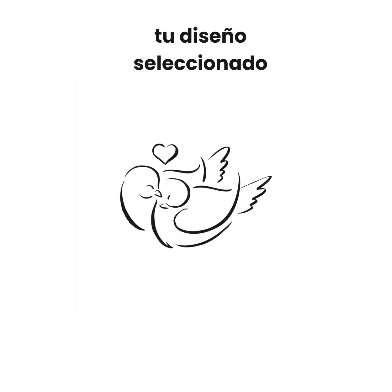 diseño cava boda palomas