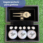 Set de regalo bola de golf iniciales