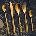 Juego cubertería Comas Barcelona personalizado