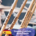 Baquetas personalizadas 5A Hickory