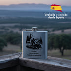 Petaca personalizada diseños caza