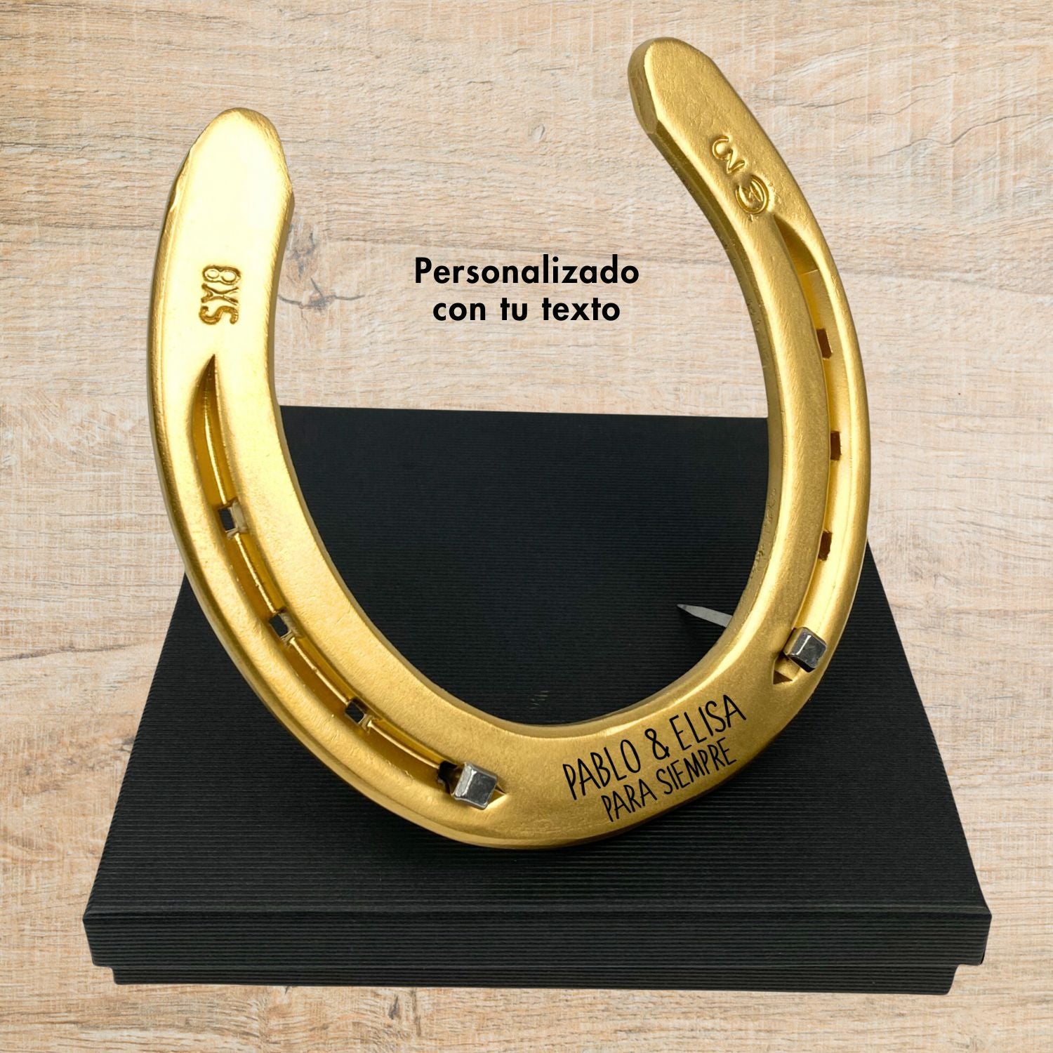Herradura de suerte con caja de regalo