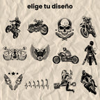 Jarra cerveza 12 diseños moto