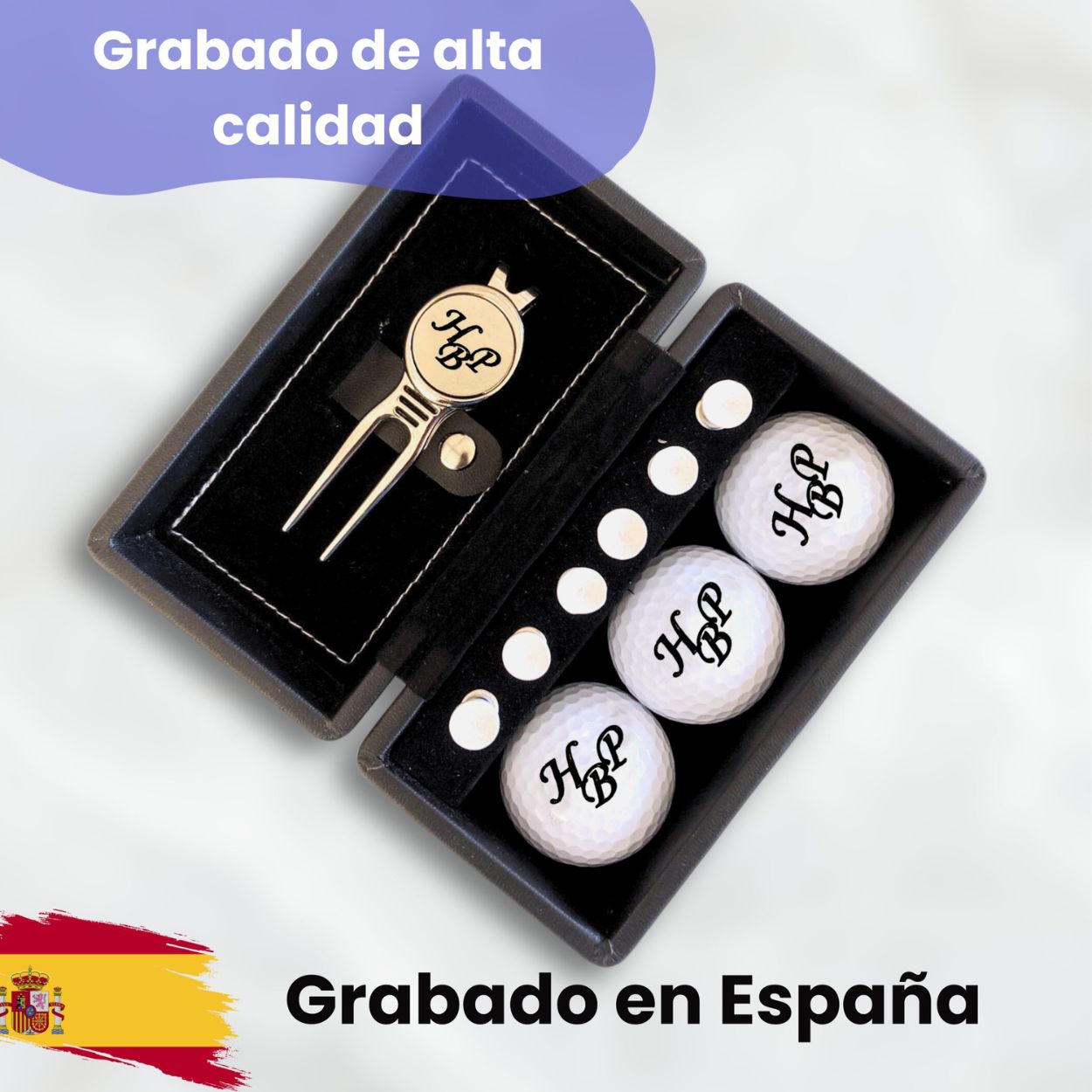 Set de regalo golf personalizado