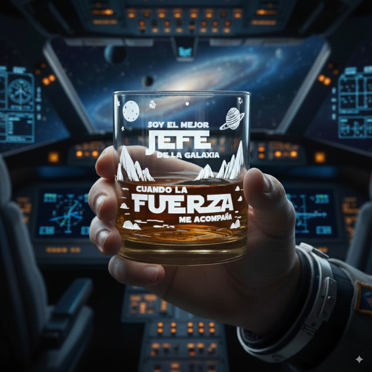 Vaso Whisky personalizado Jedi