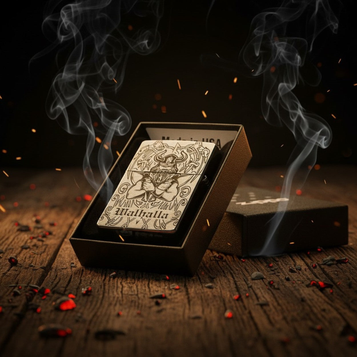 Zippo mechero personalizado Walhalla