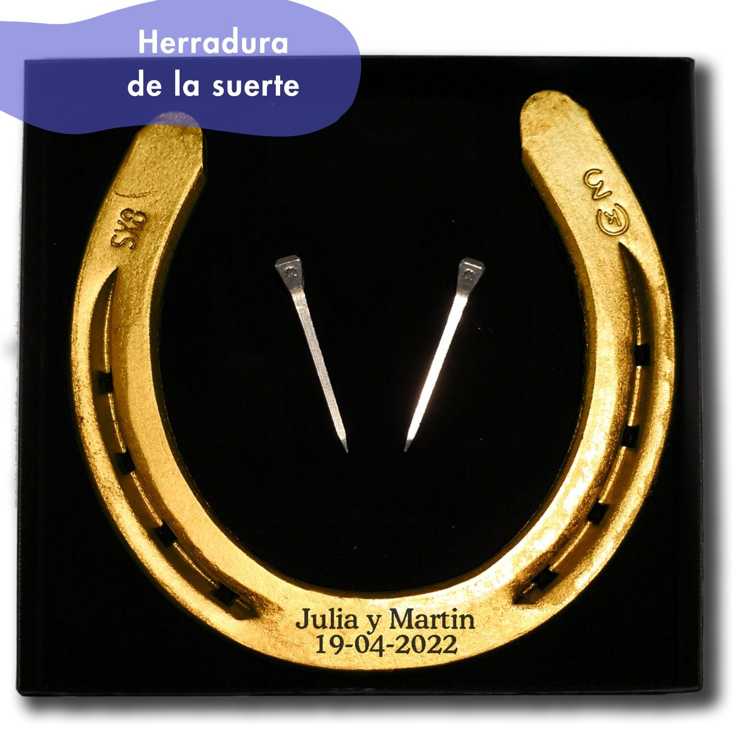 Herradura personalizada con nombre