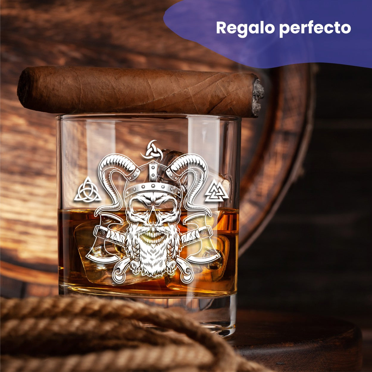 Vasos personalizados 6 diseños Vikingo