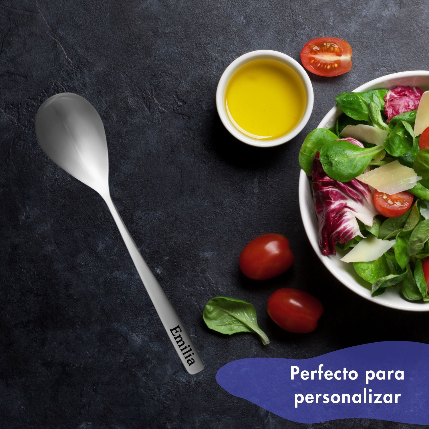 Cuchara plata personalizada
