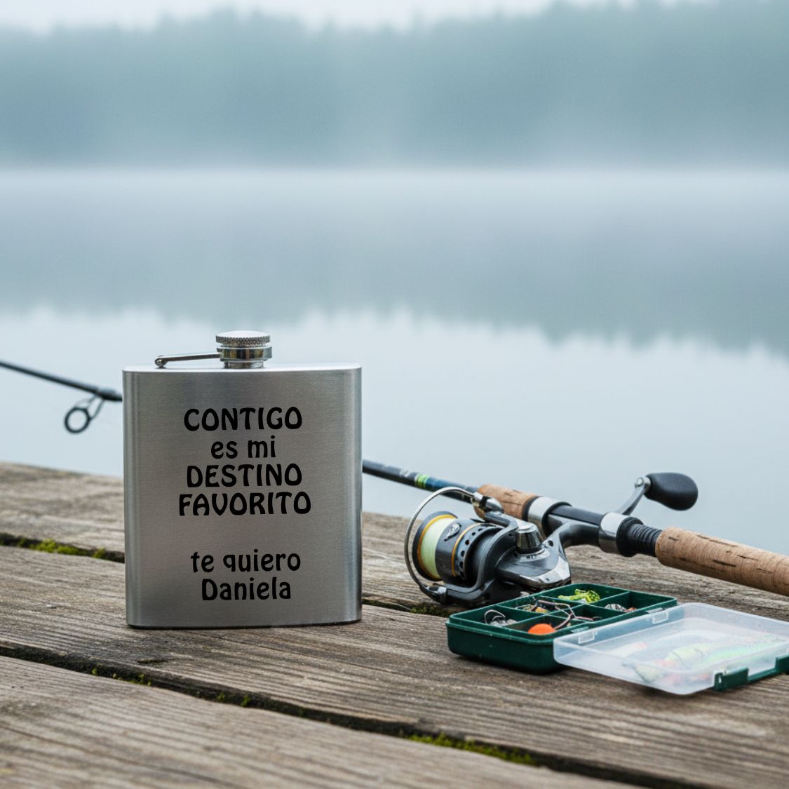 Petaca acero personalizada