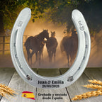 Herradura plata personalizada
