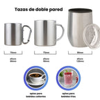 vaso acero medidas