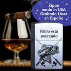 Zippo Pescador personalizado