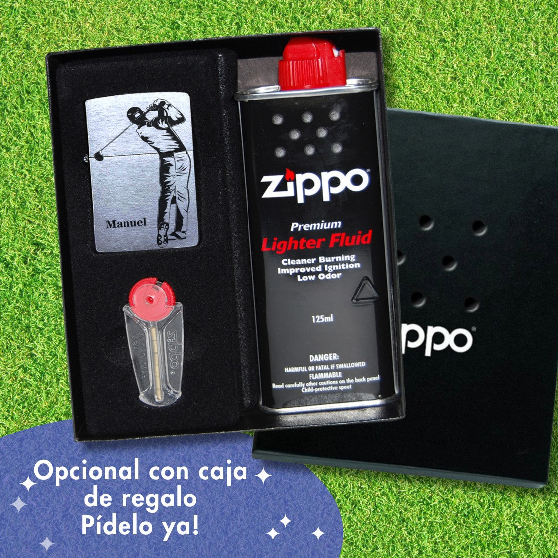Zippo Golf caja de regalo