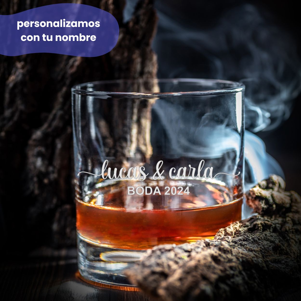 Vaso fuente Linescript personalizado