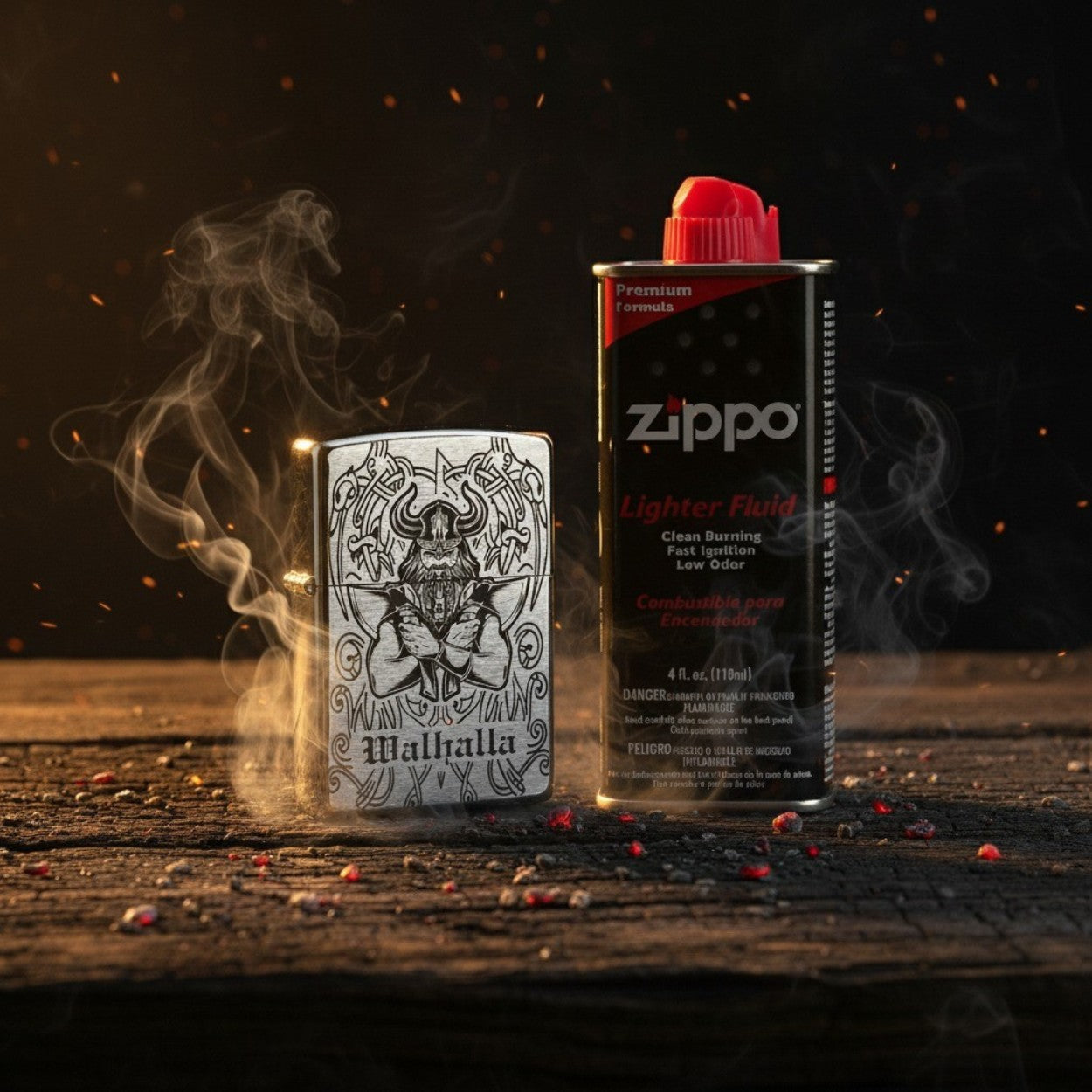 Zippo mechero gasolina Valhalla