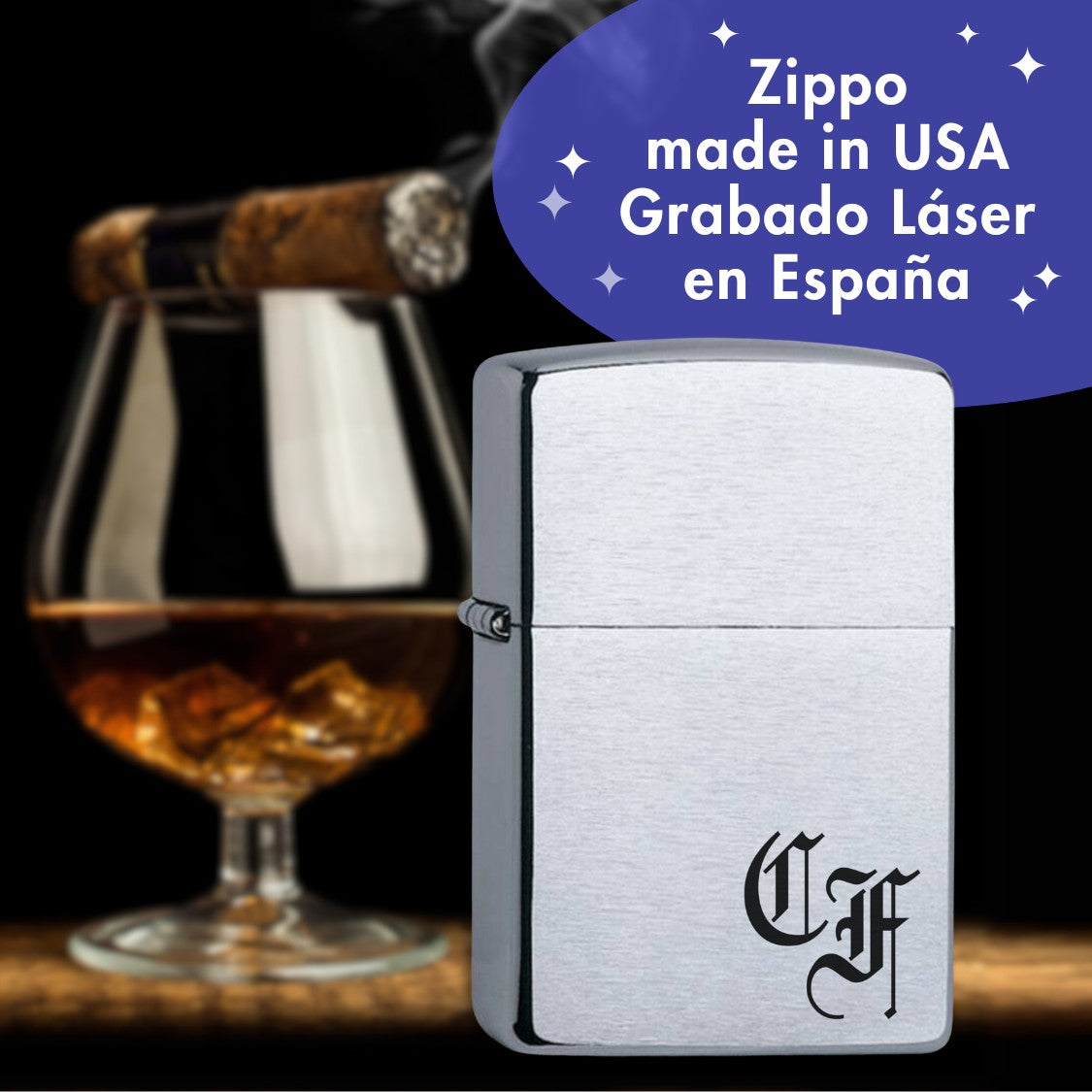 Zippo iniiales fuentes