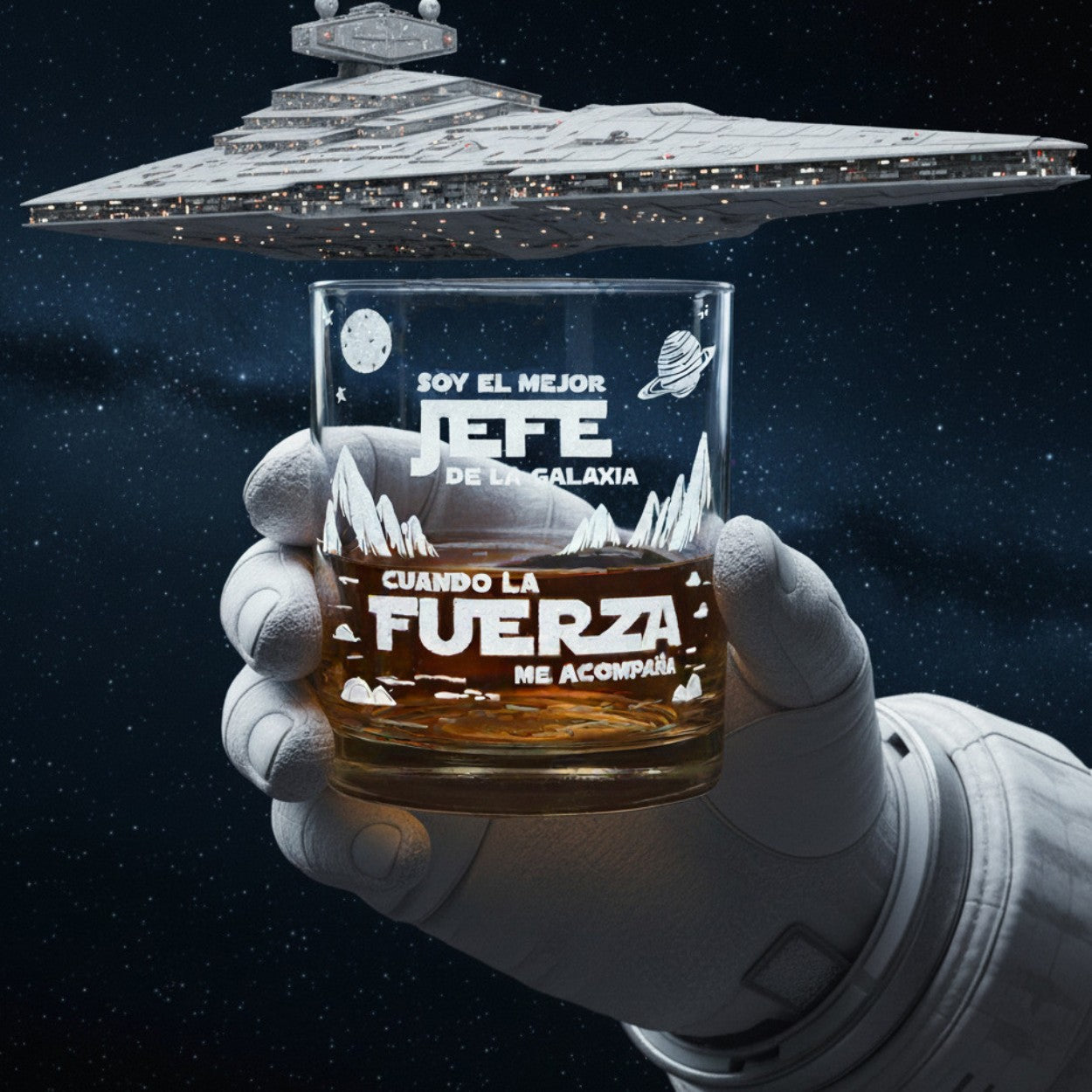 Vaso Whisky personalizado Galaxia