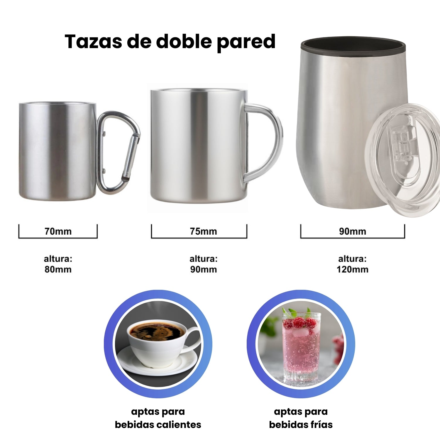 Taza acero inoxidable con grabado vikingo personalizada