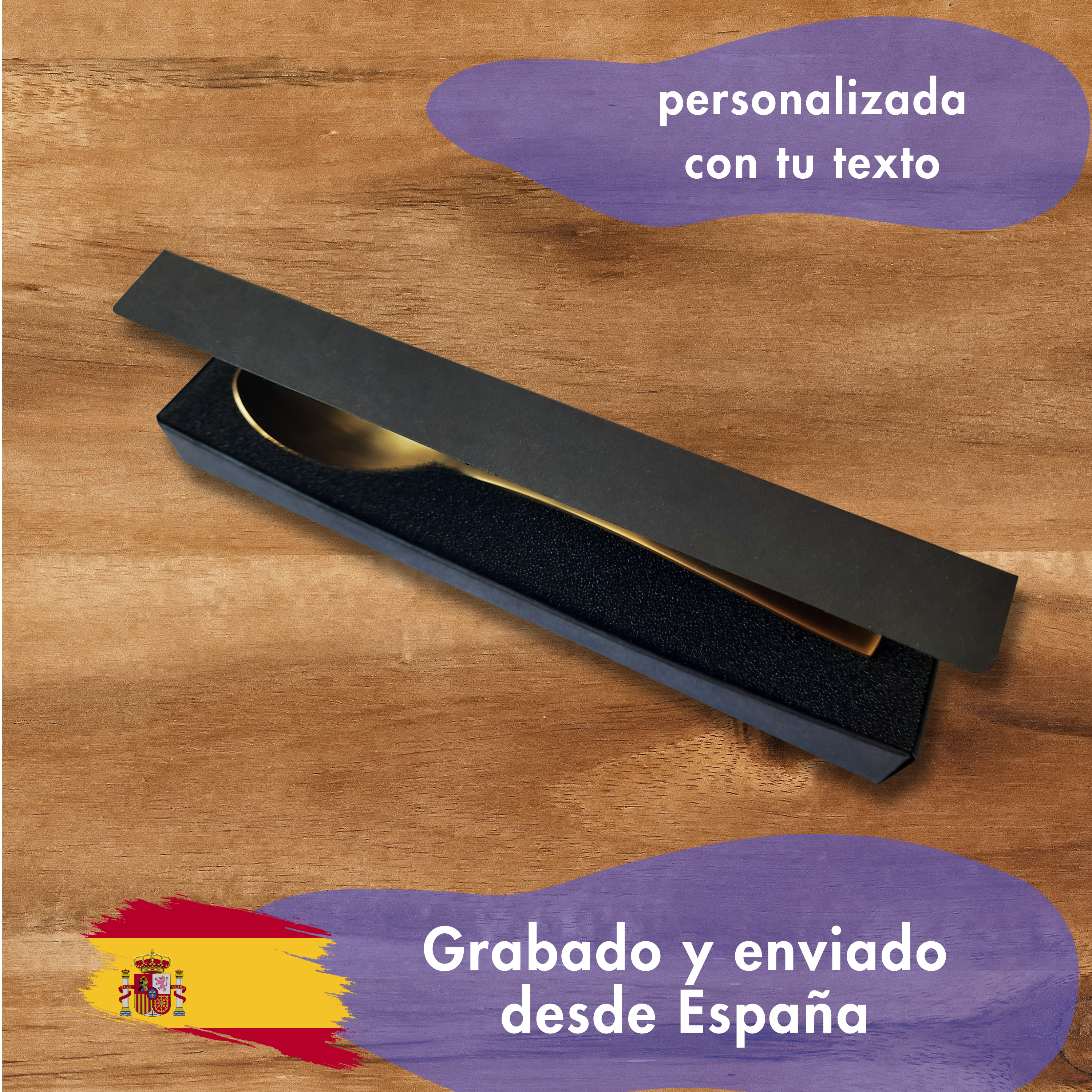 cuchara caja de regalo