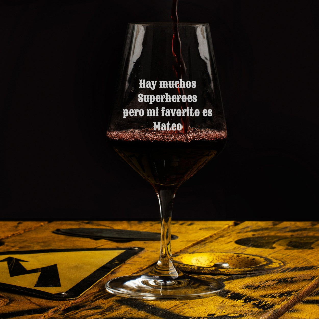 Copa vino con tu nombre