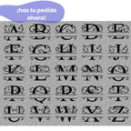 diseño split letter