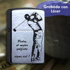Zippo Golfista personalizado tu texto