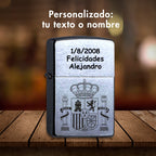 Zippo escudo real