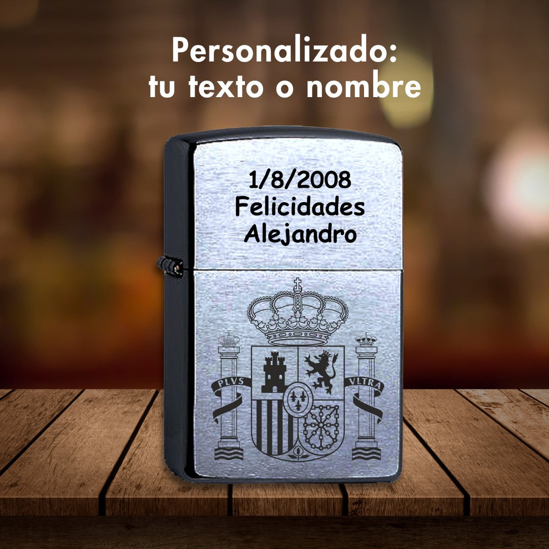 Zippo escudo real