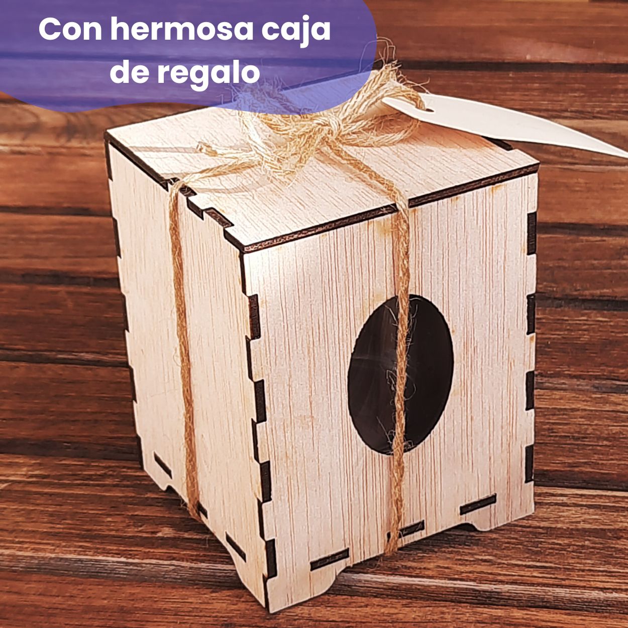 caja de regalo madera
