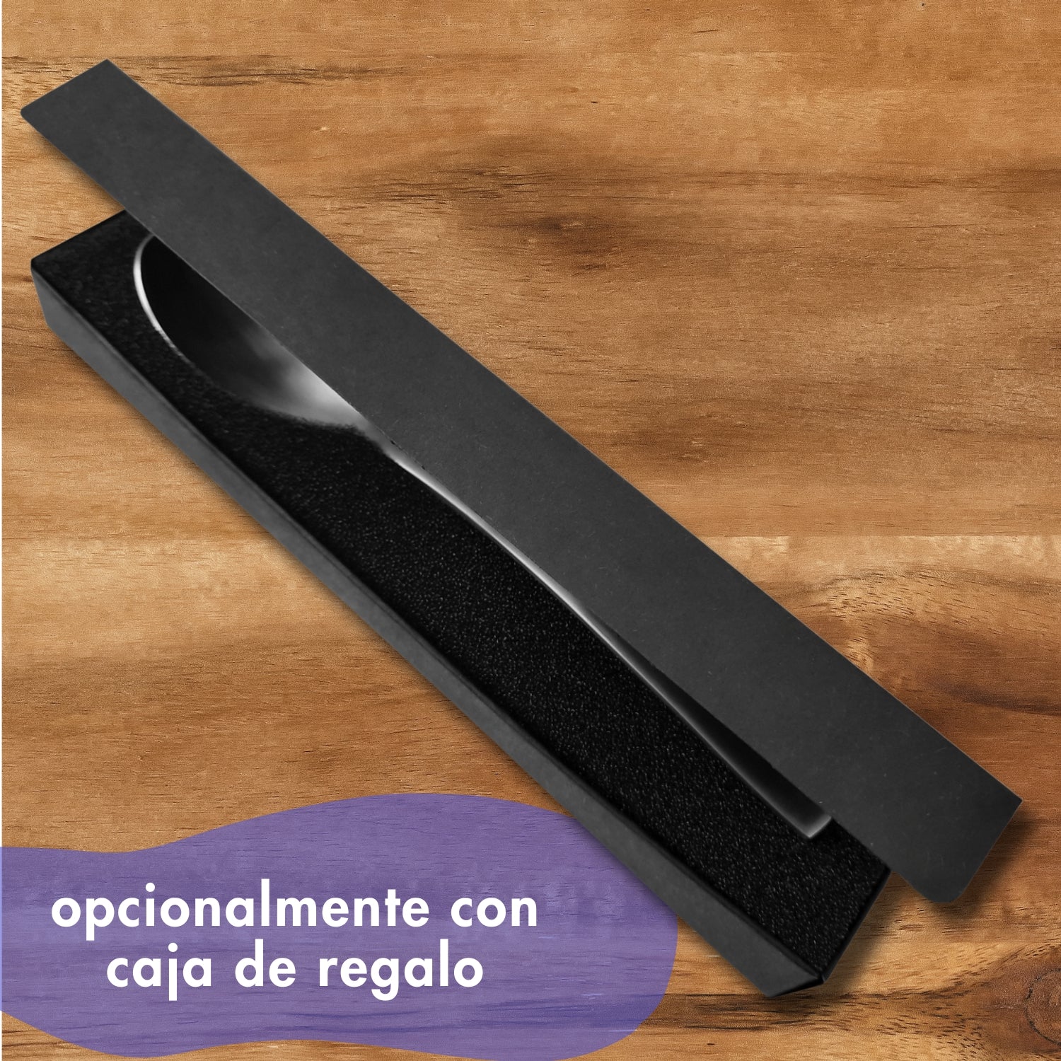 Cuchara de café caja de regalo