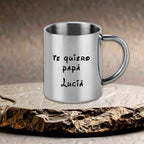 vaso termo personalizado tu texto