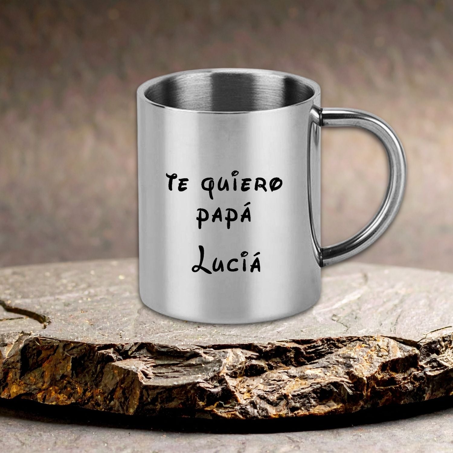 vaso termo personalizado tu texto