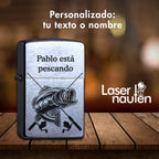 Zippo Pescador personalizado tu nombre