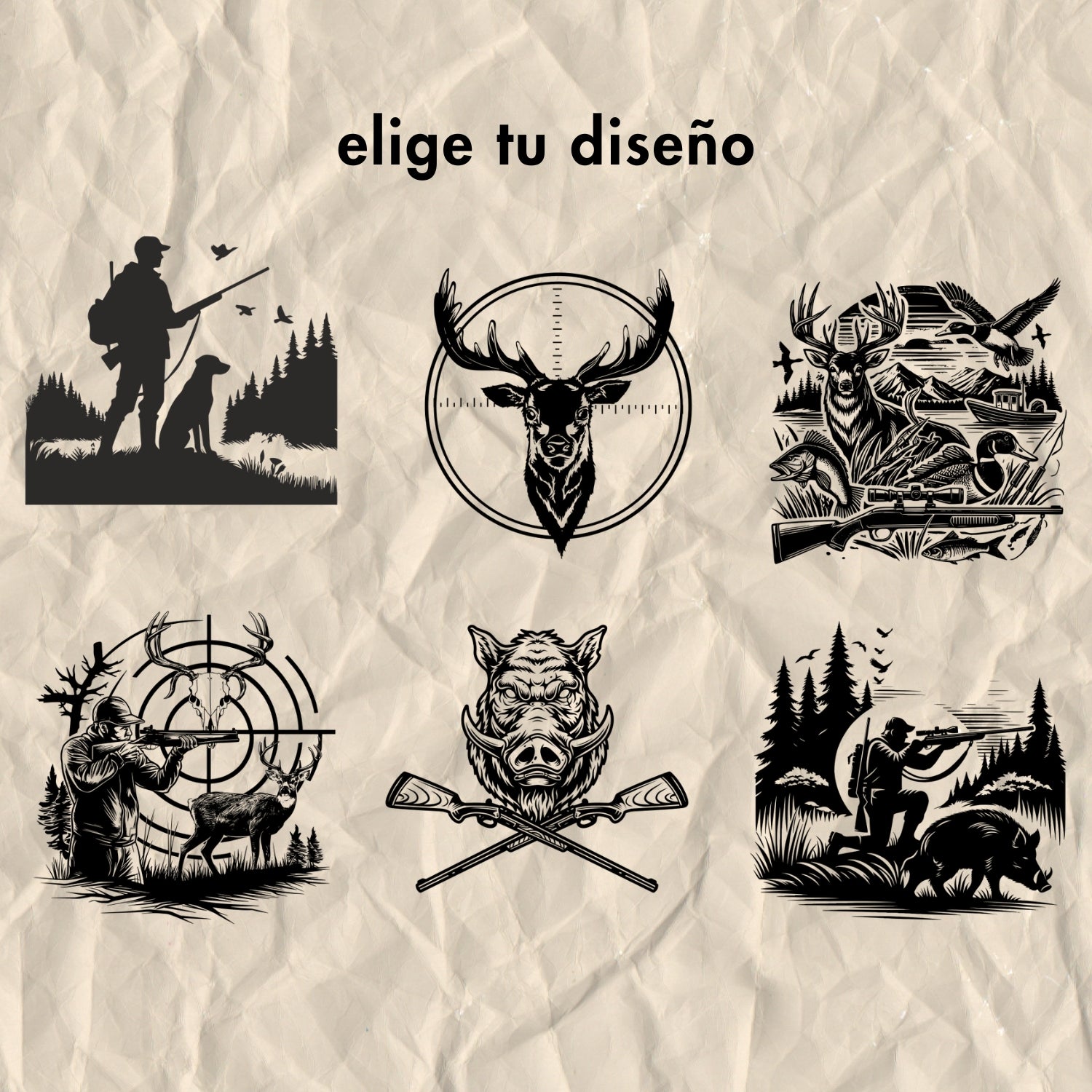 Petaca personalizada cazar