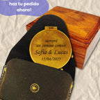 Brújula vintage con tu texto