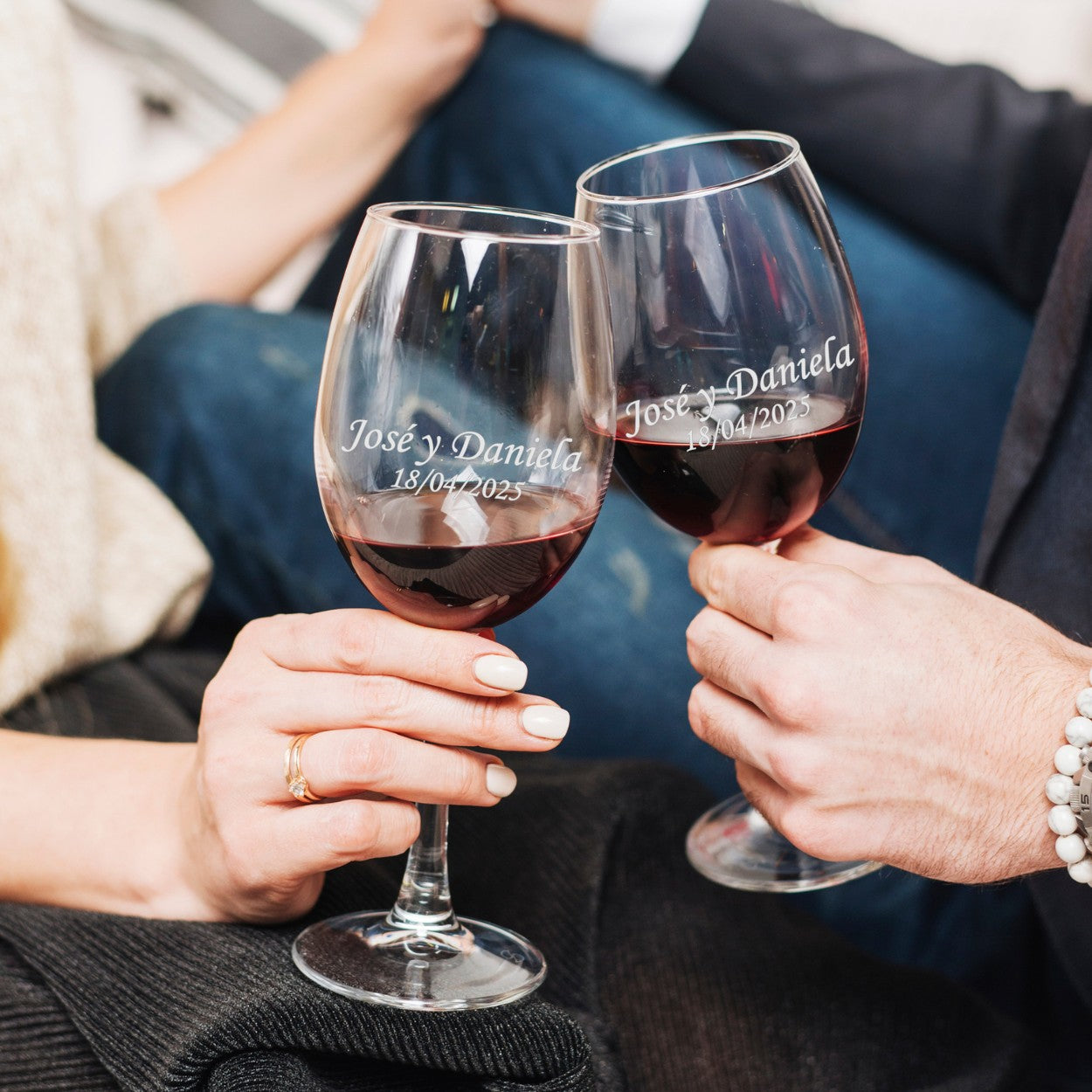 Copas vino personlizadas con tu texto