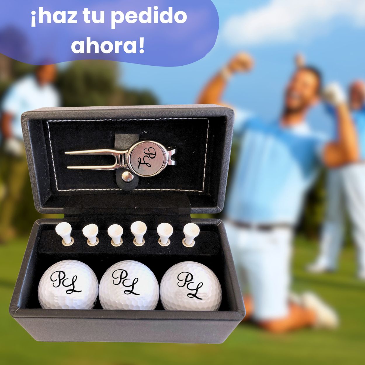 iniciales bola de golf personalizado