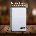 Zippo con tus iniiales