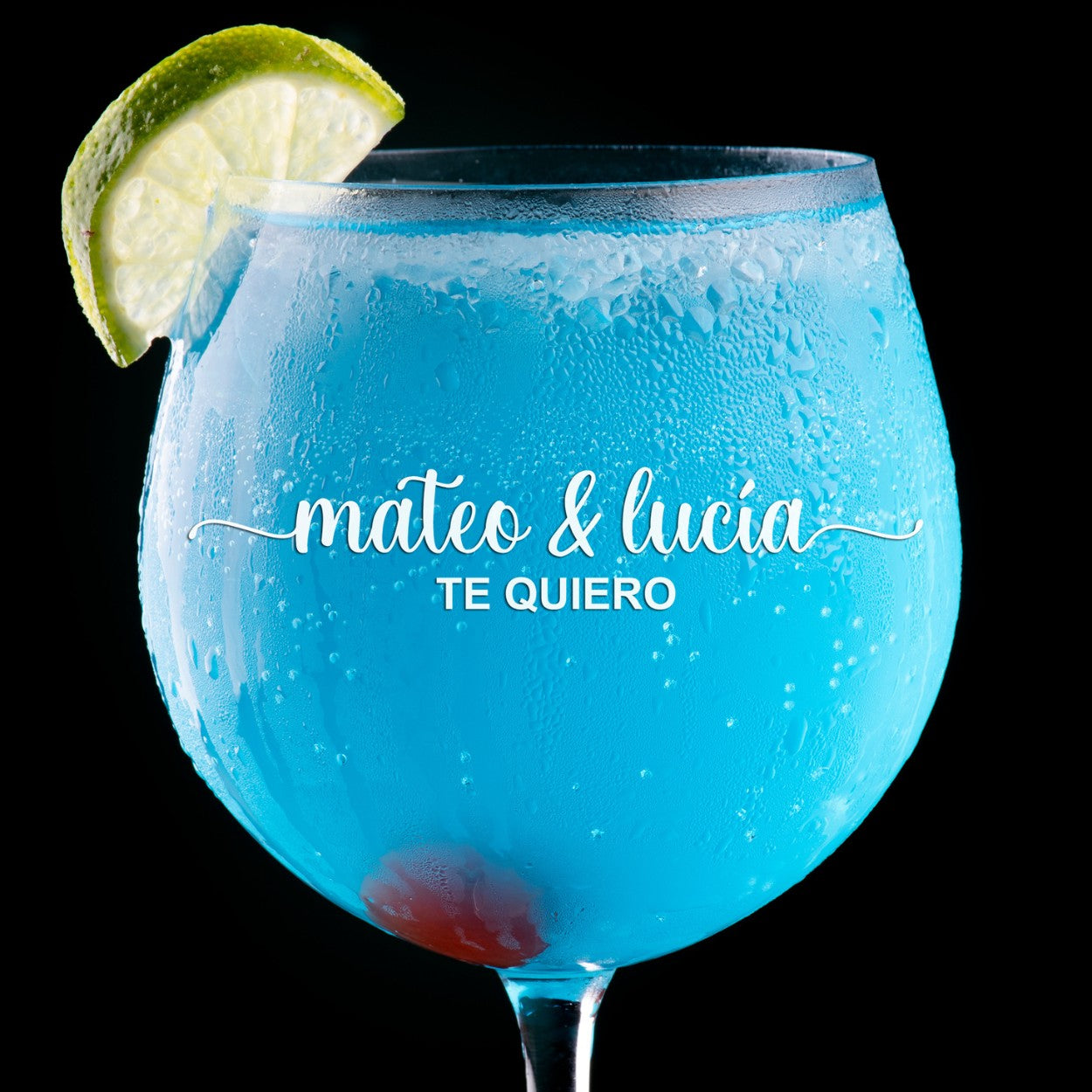 Copa Gin personalizada tu texto