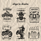 6 diseños moto personalizado