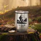 termo taza cazador personalizado tu texto