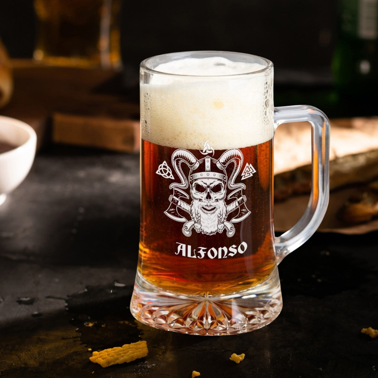 Jarra de cerveza personalizada 6 diseños Thor Odin